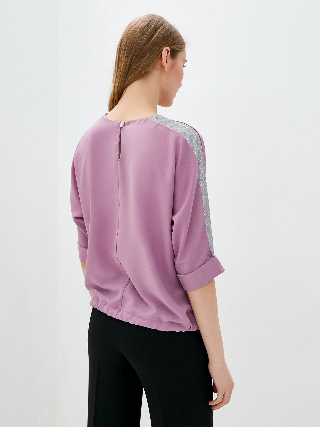 Блуза ISSA Plus модель SA-39_lilac Фото