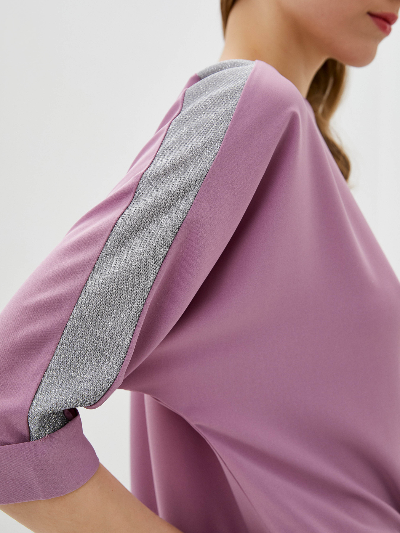 Блуза ISSA Plus модель SA-39_lilac Фото