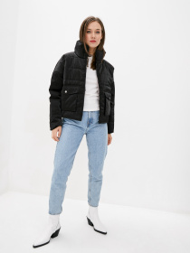 Демісезонна куртка ISSA Plus модель SA-309_black Фото