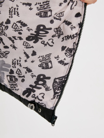 Демісезонна куртка ISSA Plus модель SA-309_black Фото