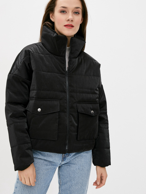 Демисезонная куртка ISSA Plus модель SA-309_black Фото