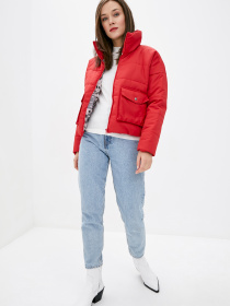 Демисезонная куртка ISSA Plus модель SA-309_red Фото