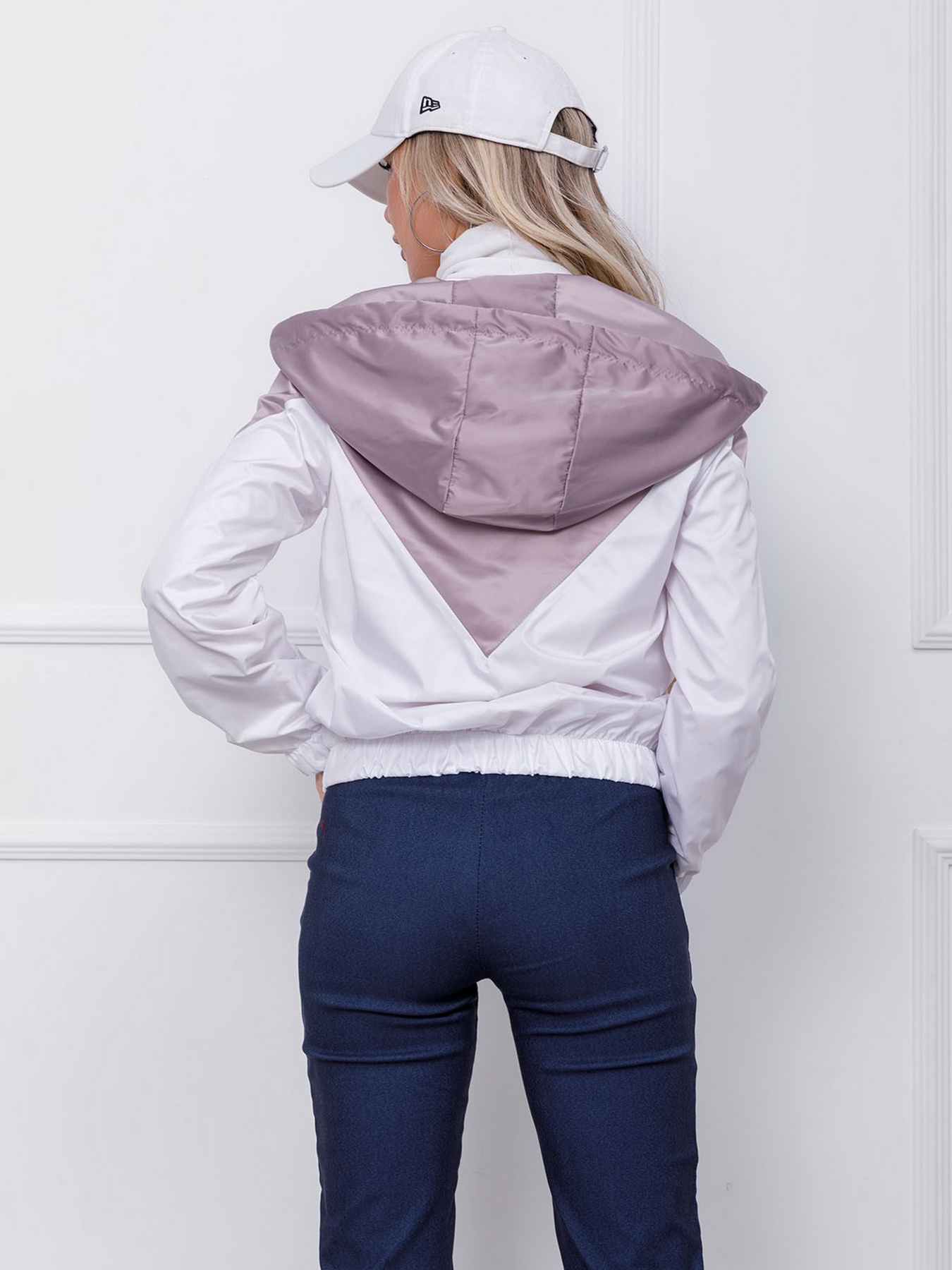 Ветровка ISSA Plus модель SA-122_whitepink Фото