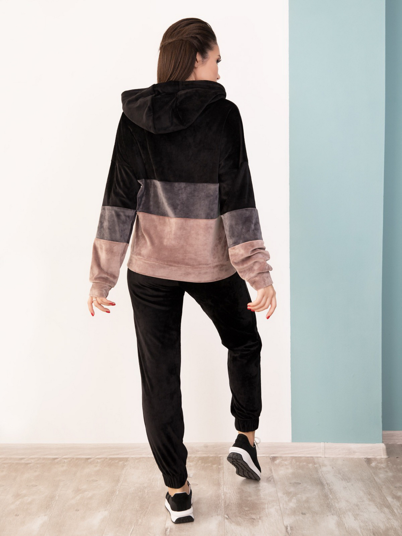 Спортивный костюм ISSA Plus модель SA-186_black Фото