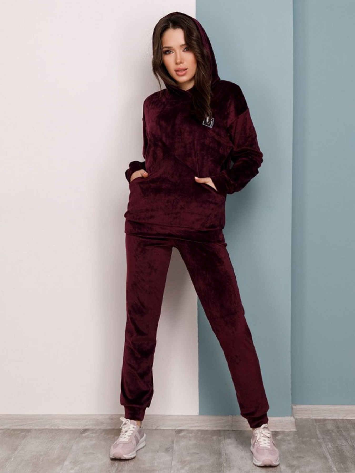 Спортивный костюм ISSA Plus модель SA-155_фиолетовый Фото