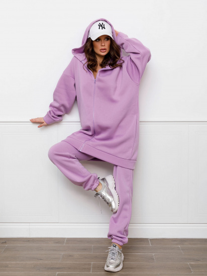 Спортивний костюм ISSA Plus модель 12298_lilac - фото