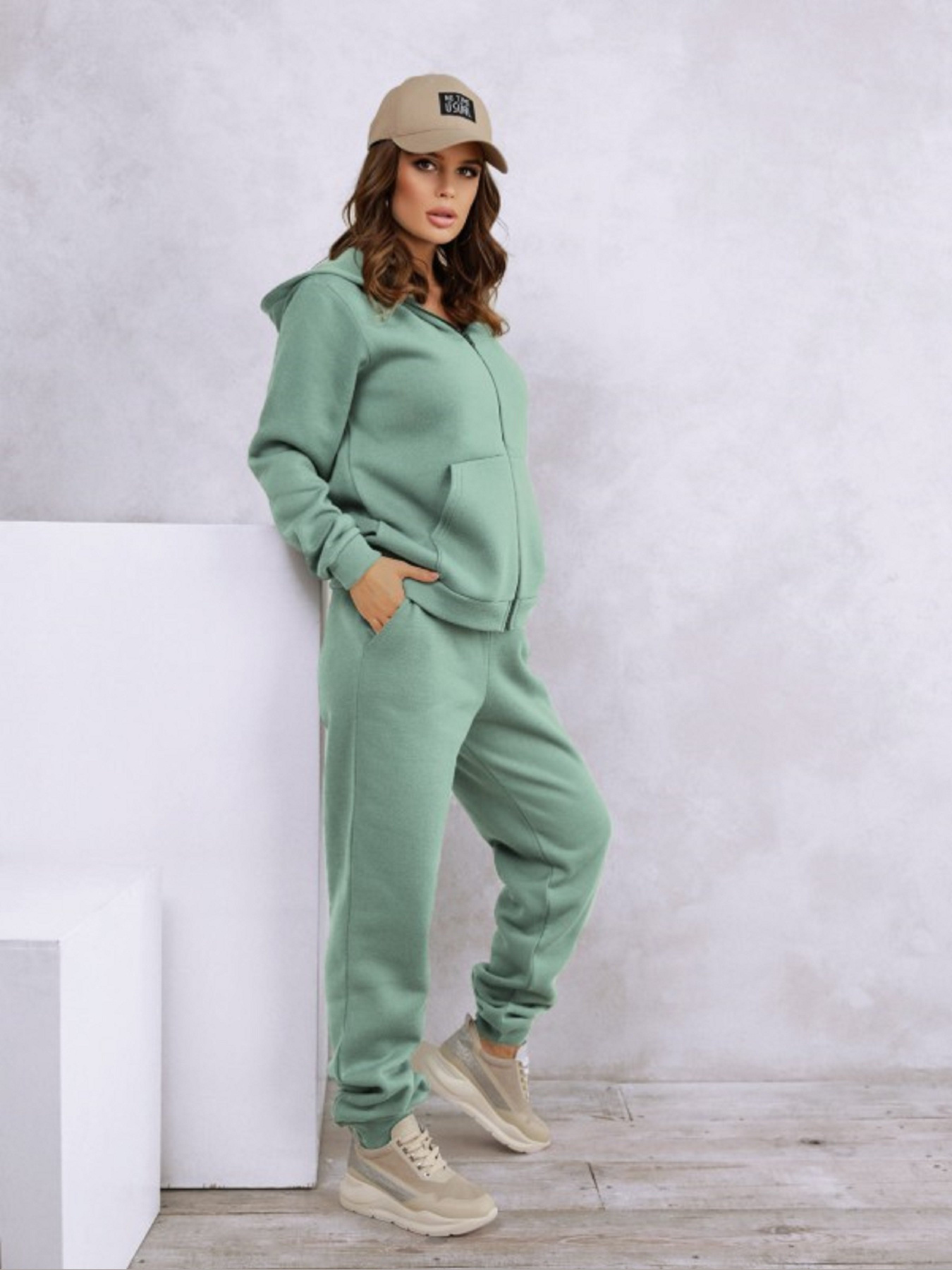 Спортивний костюм ISSA Plus модель 12296_мятный Фото