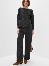 Повседневный костюм ISSA Plus модель 12163_black Фото