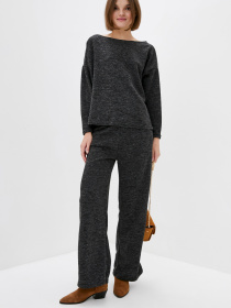 Повседневный костюм ISSA Plus модель 12163_black Фото