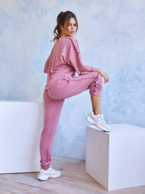 Спортивный костюм ISSA Plus модель 11970_розовый Фото