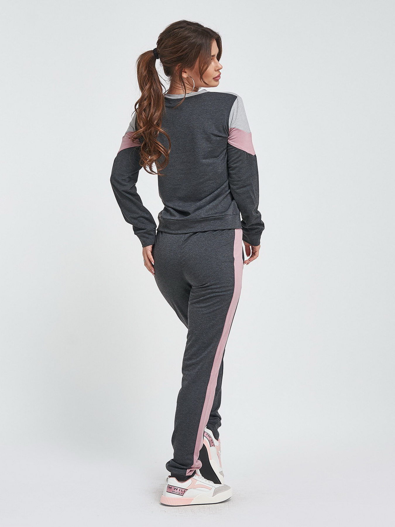 Спортивный костюм ISSA Plus модель 11461_темно_серый Фото