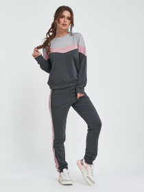 Спортивный костюм ISSA Plus модель 11461_темно_серый Фото