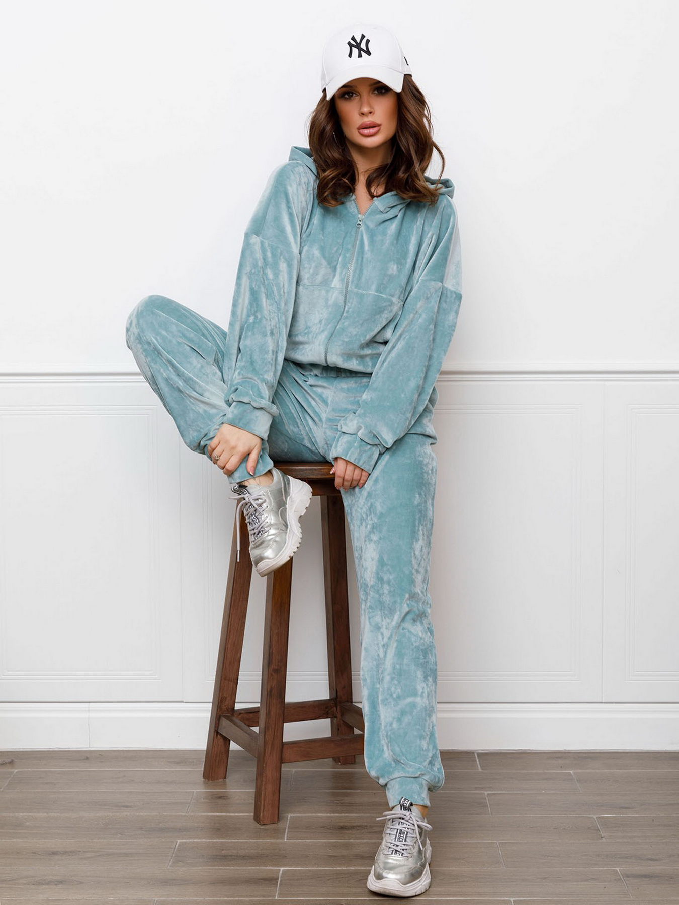 Спортивний костюм ISSA Plus модель 11146_mint Фото