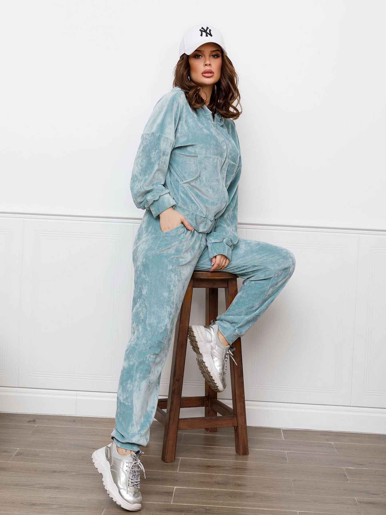 Спортивный костюм ISSA Plus модель 11146_mint Фото