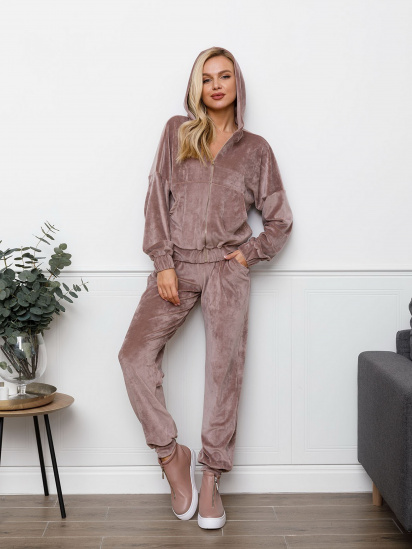 Спортивний костюм ISSA Plus модель 11146_beige - фото