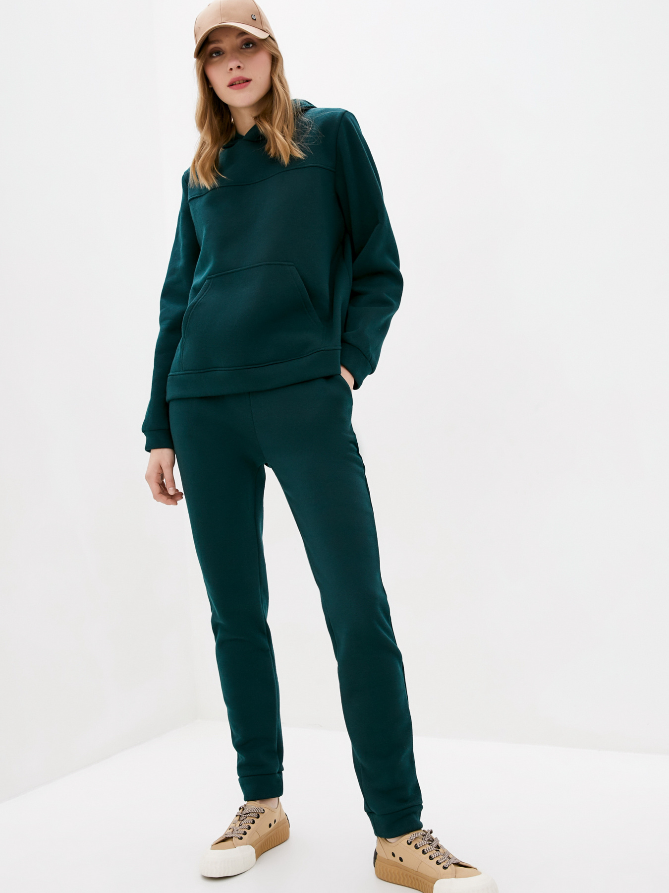 Спортивний костюм ISSA Plus модель 11088_темно-зеленый Фото