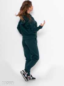 Спортивний костюм ISSA Plus модель 11088_темно-зеленый Спортивний костюм ISSA Plus модель 11088_темно-зеленый Фото