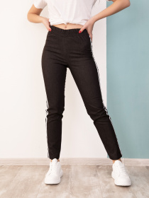 Повседневные штаны ISSA Plus модель 12521_black Повседневные штаны ISSA Plus модель 12521_black Фото