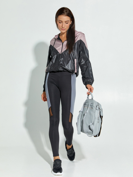 Леггинсы ISSA Plus модель 12860_черный_серый Фото