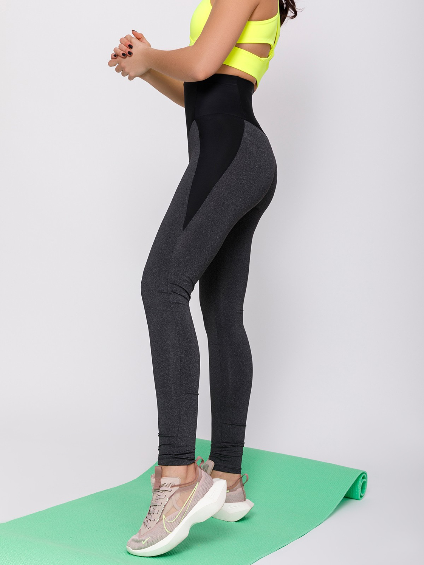 Леггинсы спортивные ISSA Plus модель 12420_grey Фото