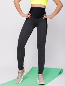 Спортивные леггинсы ISSA Plus модель 12420_grey Спортивные леггинсы ISSA Plus модель 12420_grey Фото