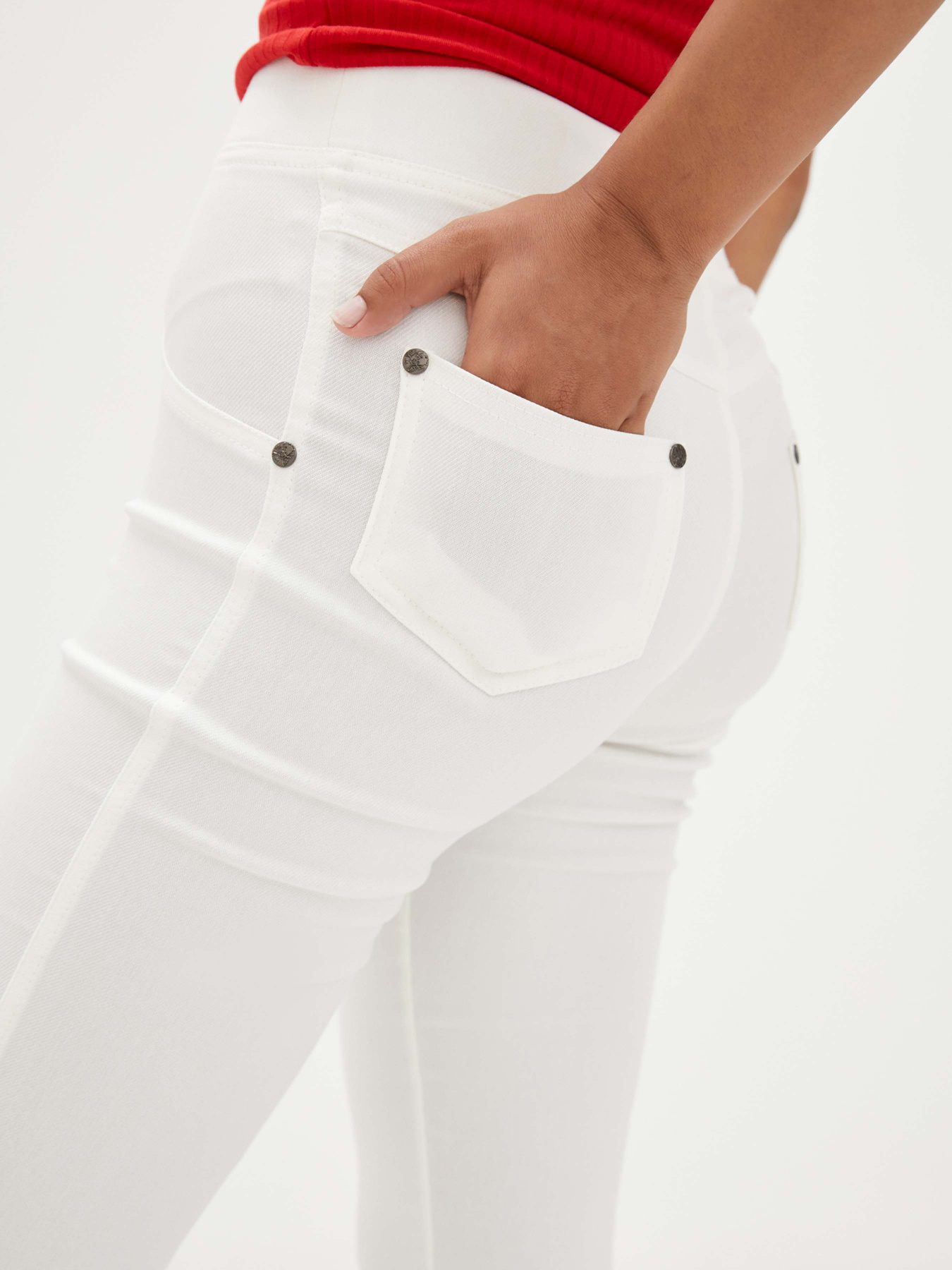 Леггинсы ISSA Plus модель 012_milky Леггинсы ISSA Plus модель 012_milky Фото