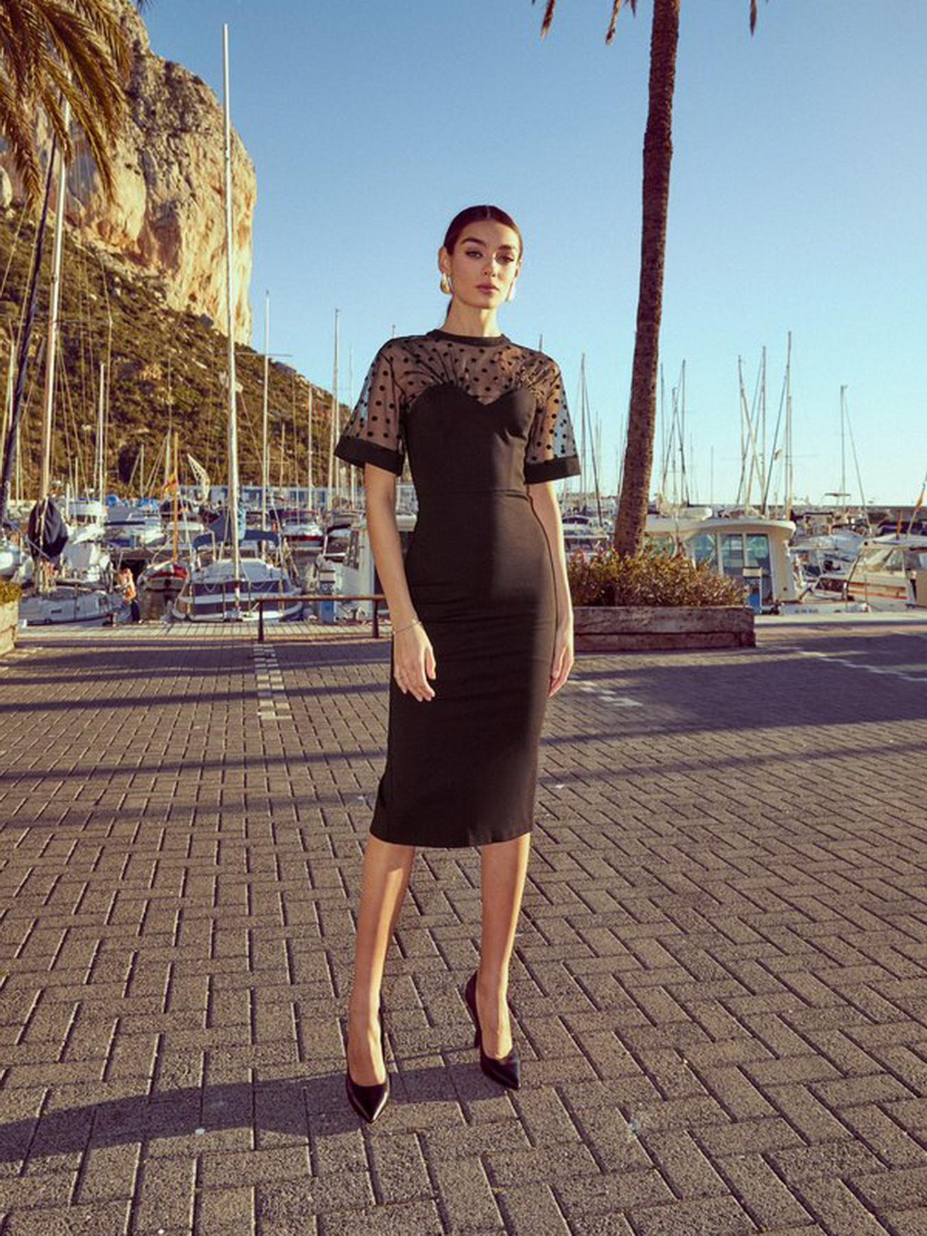 Платье миди Gepur модель 41075 Платье миди Gepur модель 41075 Фото