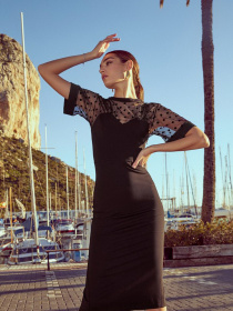 Платье миди Gepur модель 41075 Платье миди Gepur модель 41075 Фото