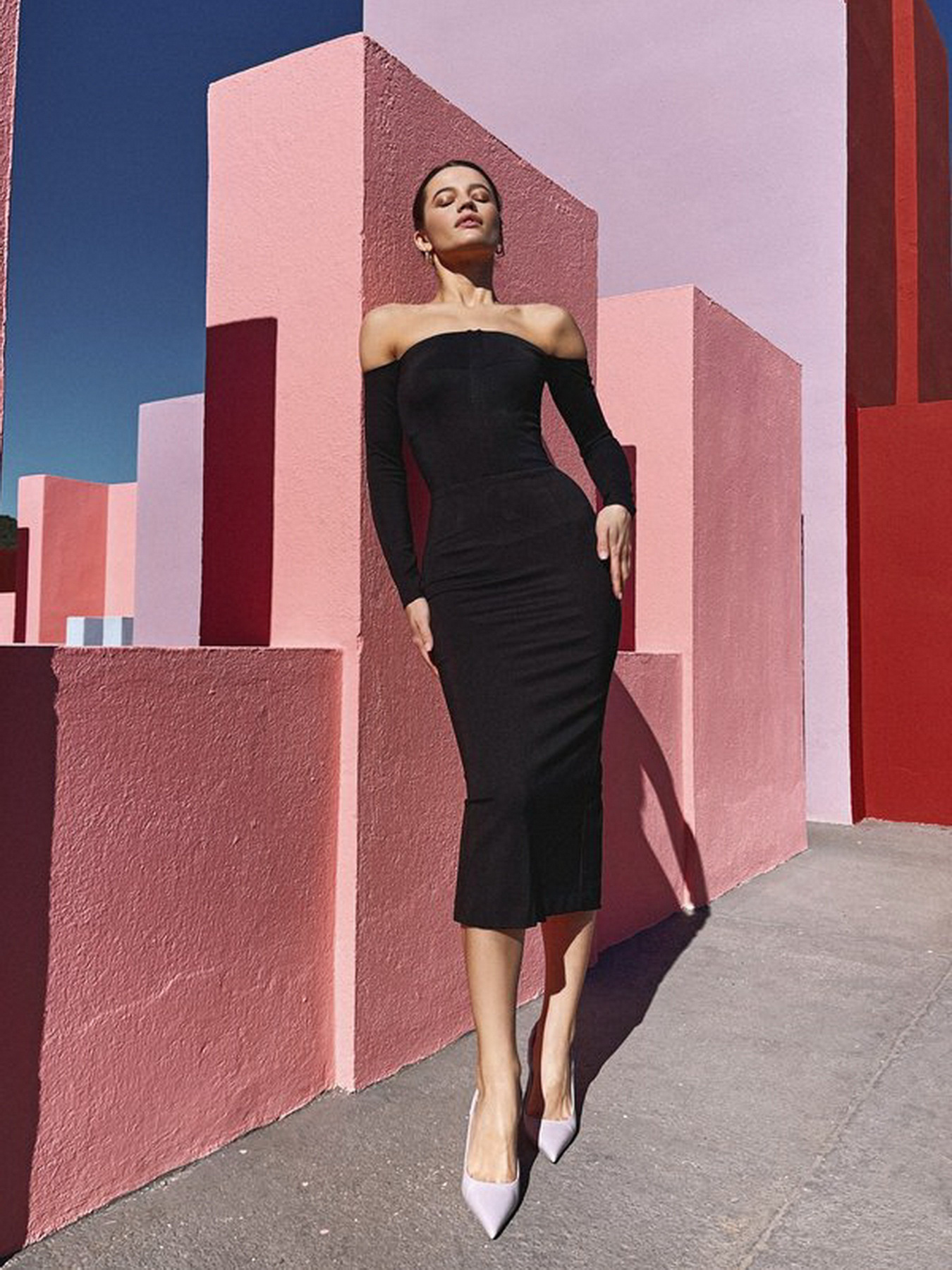 Платье миди Gepur модель 41089 Платье миди Gepur модель 41089 Фото