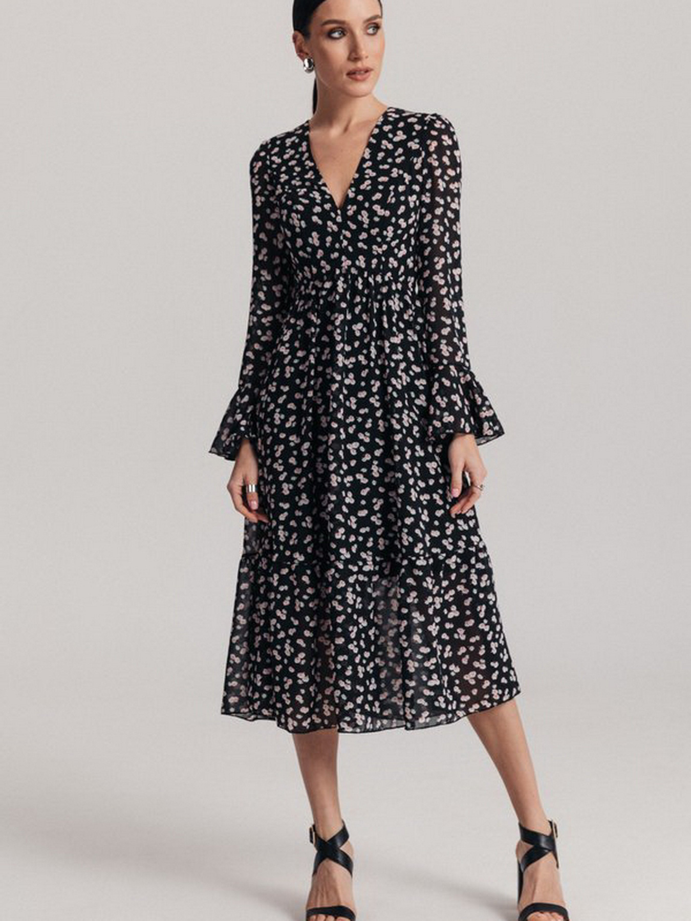 Платье миди Gepur модель 41705 Платье миди Gepur модель 41705 Фото