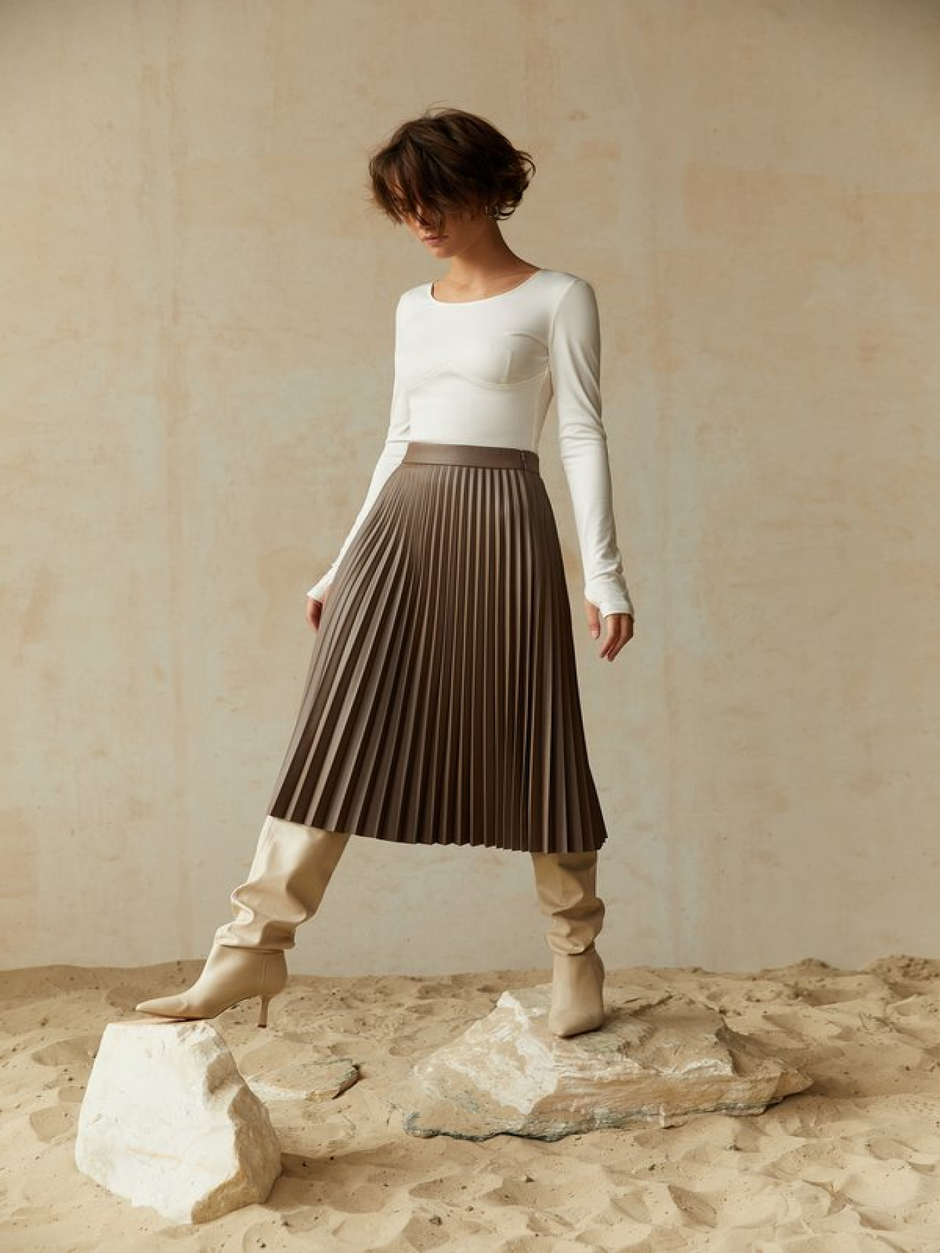 Спідниця міді Gepur модель 40647 Фото