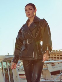 Куртка кожаная Gepur модель 40573 Фото