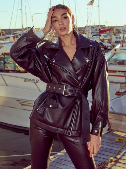 Куртка кожаная Gepur модель 40573 Фото