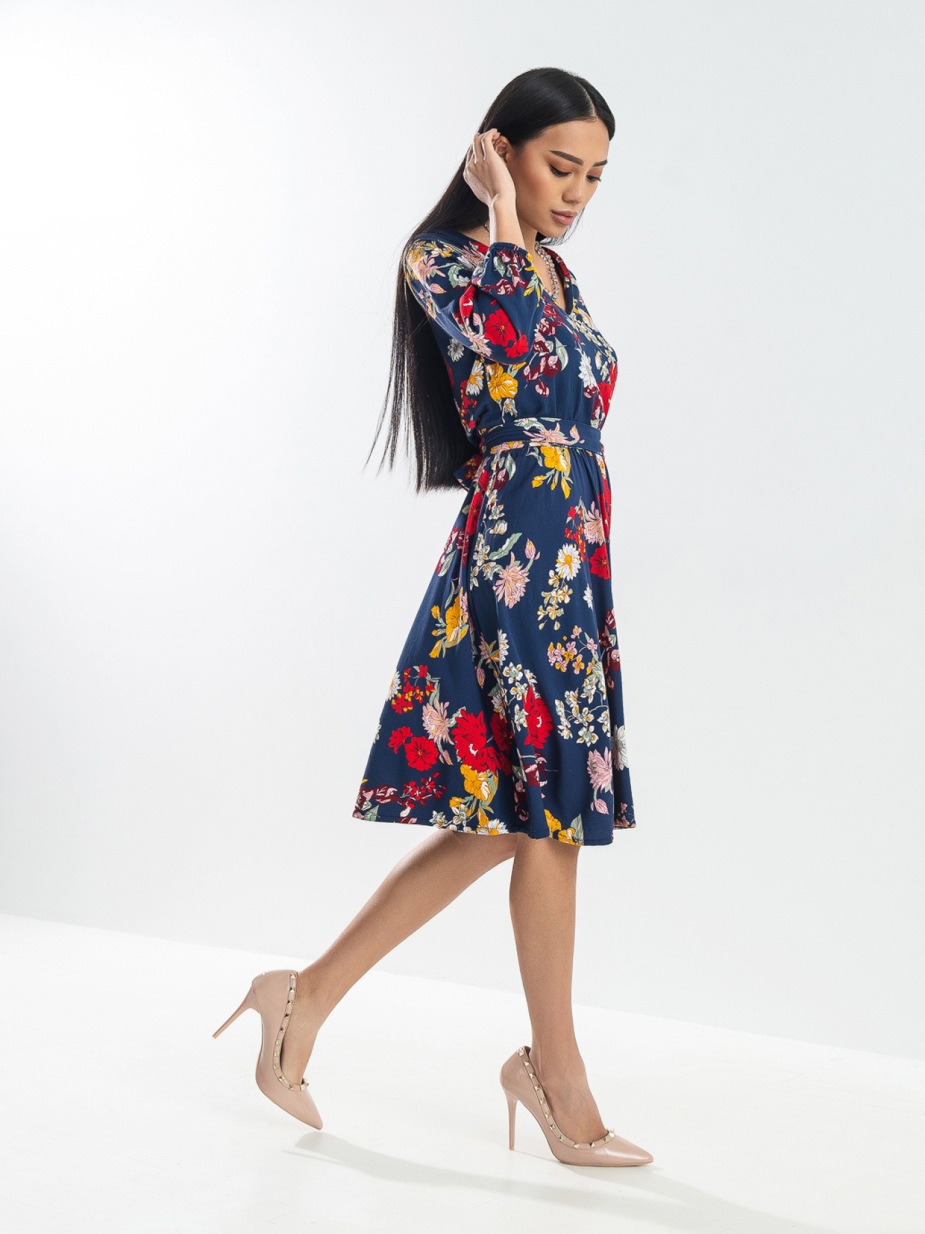 Платья Платье женское «Freedom» с цветочным принтом модель D14001 Фото