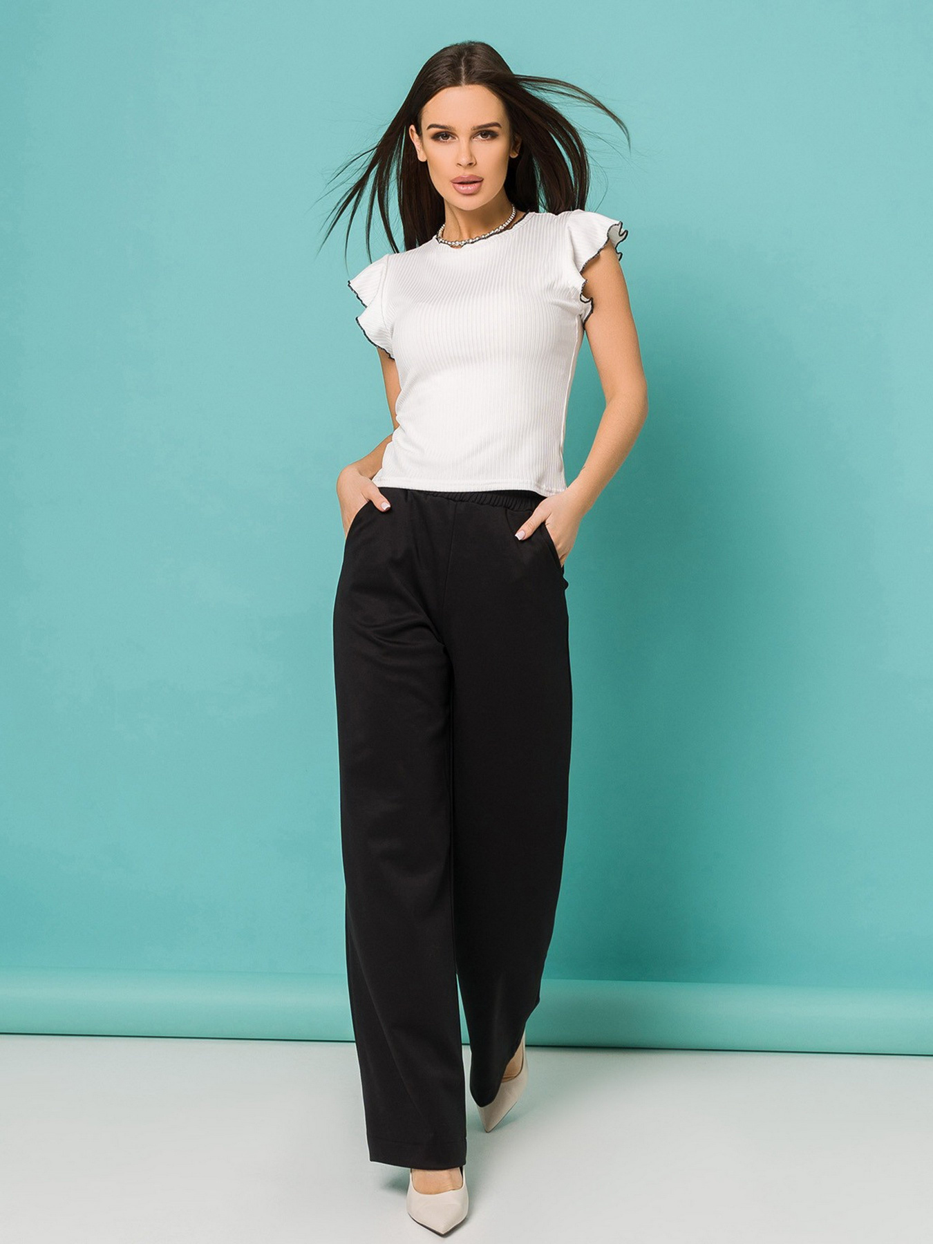 Блуза ISSA Plus модель SA-386_white Фото