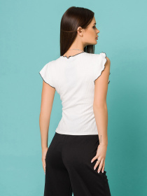 Блуза ISSA Plus модель SA-386_white Фото