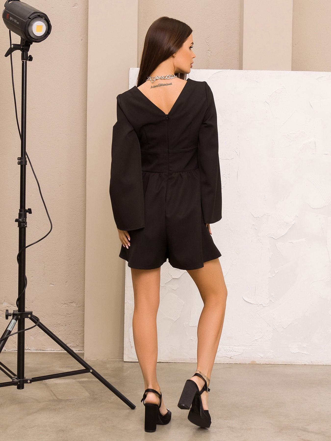 Комбінезон ISSA Plus модель SA-385_black Фото