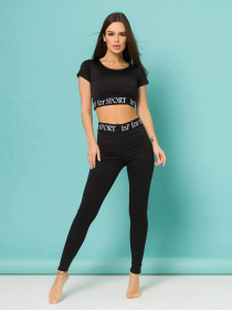 Спортивный костюм ISSA Plus модель 10385A_черный Фото