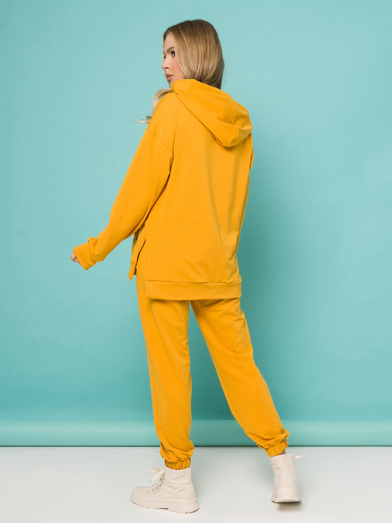 Спортивний костюм ISSA Plus модель 13190_горчичный Фото