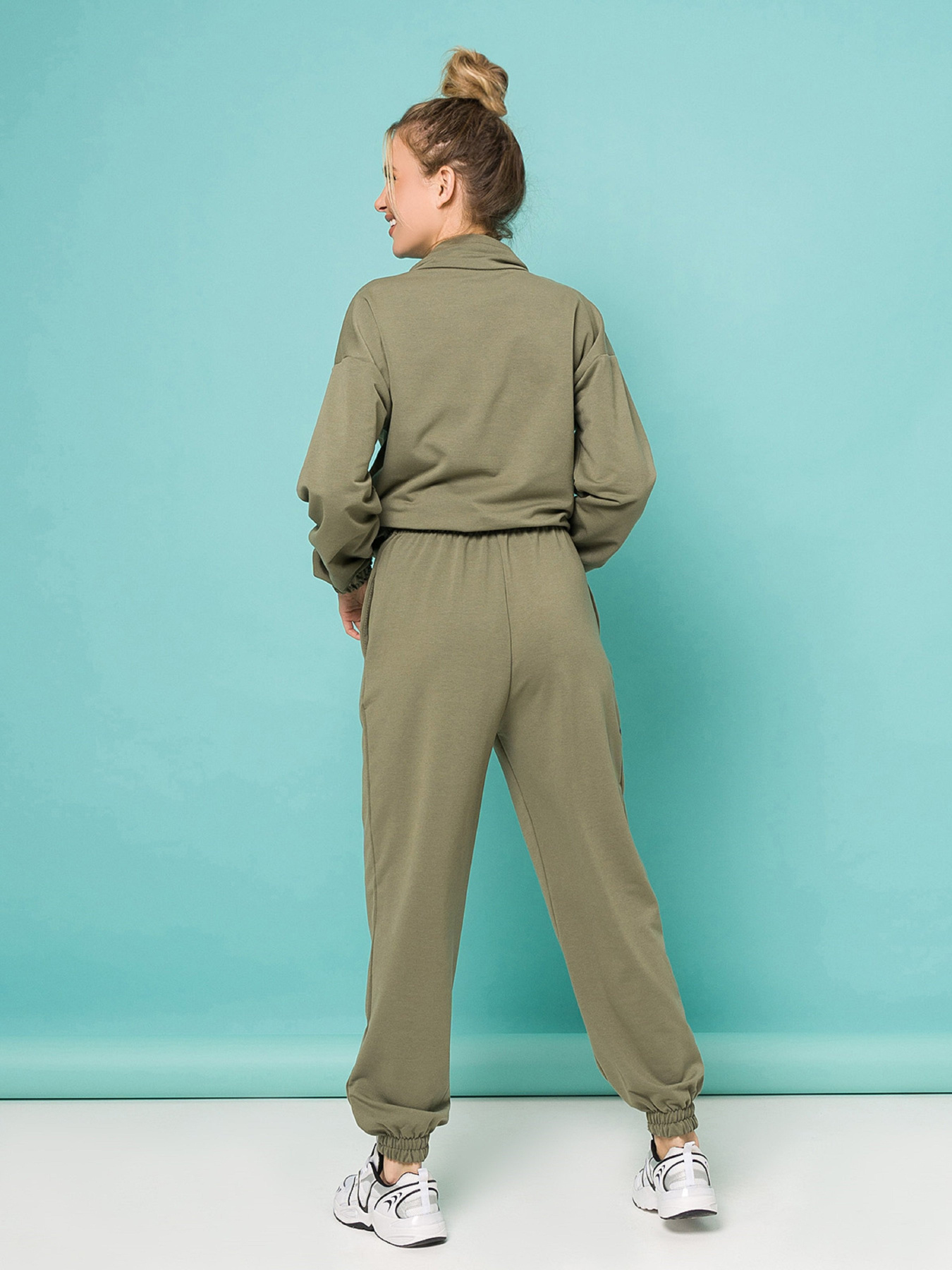 Спортивный костюм ISSA Plus модель 13191_хаки Фото