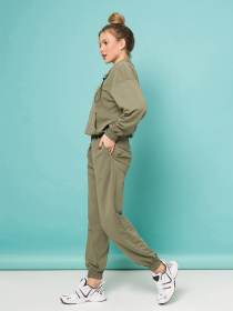 Спортивный костюм ISSA Plus модель 13191_хаки Фото