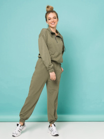 Спортивный костюм ISSA Plus модель 13191_хаки Фото