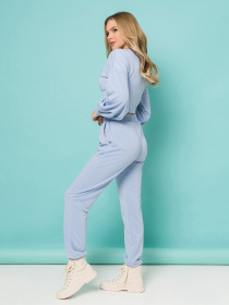 Спортивный костюм ISSA Plus модель 13195_голубой Фото