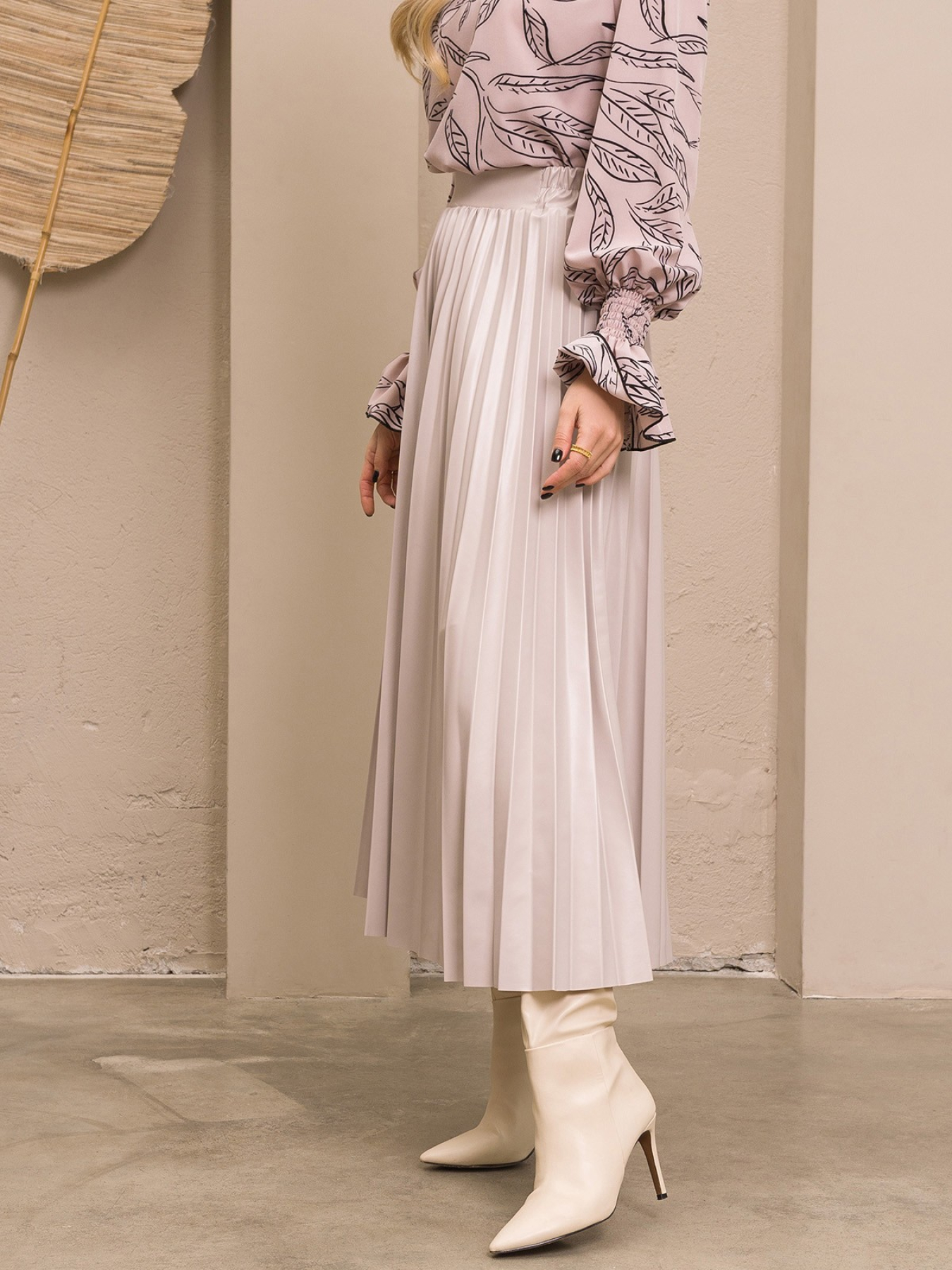 Юбка макси ISSA Plus модель SA-379_grey Фото