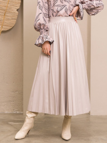 Юбка макси ISSA Plus модель SA-379_grey Фото